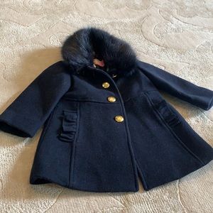 Toddler Girl Crewcuts Navy Blue peacoat